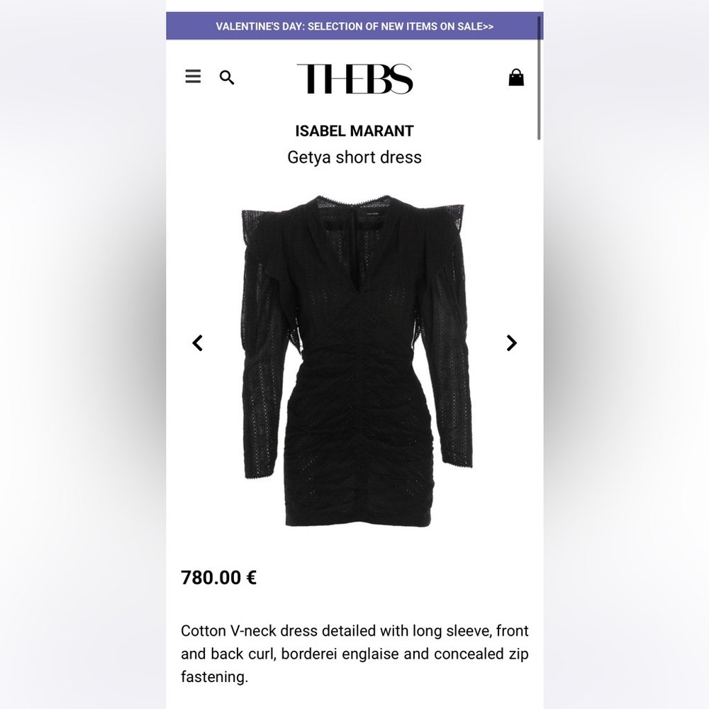 Isabel Marant Getya short dress XS